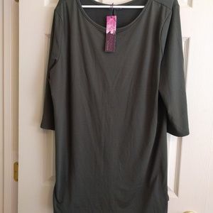 Olive green tunic